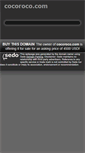 Mobile Screenshot of cocoroco.com